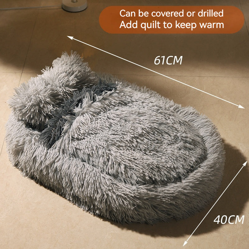 Unveiling the Long Wool Oval Plus Quilt: The Perfect Nest for Your Furry Friends