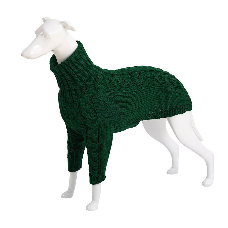 Cozy High Collar Dog Sweater