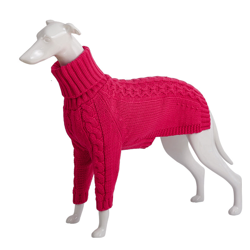 Cozy High Collar Dog Sweater