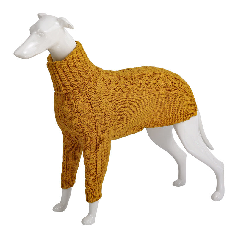 Cozy High Collar Dog Sweater